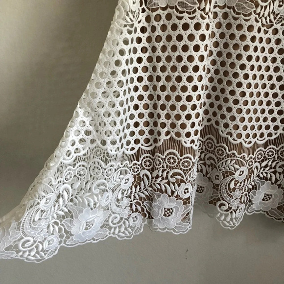 NWT Catherine Deane White Carry Lace Dress 4 - Picture 8 of 13